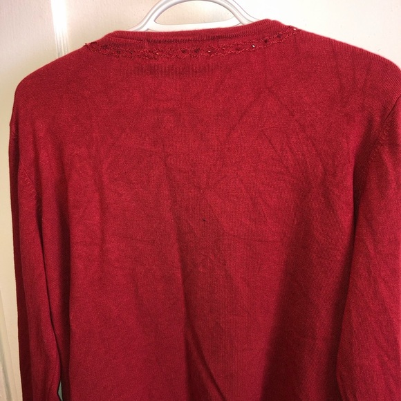 Vintage Penman’s size large sweater with sequins adorning it, buttons down front - Picture 9 of 11